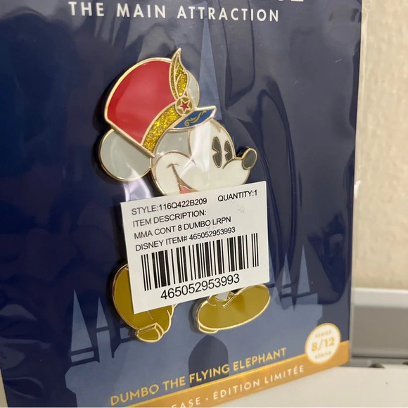 Mickey Mouse The Main Attraction Dumbo Pin - Picture 2 of 3